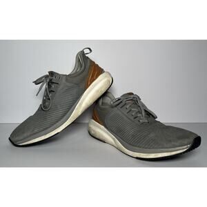 TR1 LUXE MEN'S SHOES SIZE 10 M GRAY NUBUCK LACE UP Johnston & Murphy